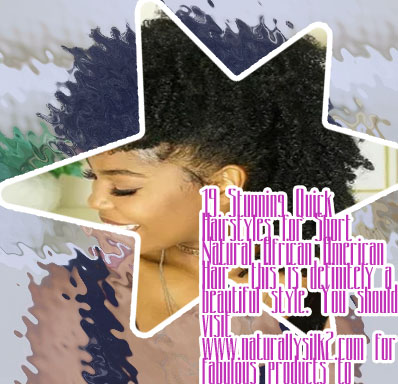 Cute hairstyles black natural hair