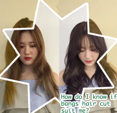 Korean hair cut bangs