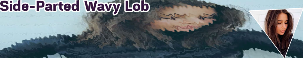 Long bob middle part