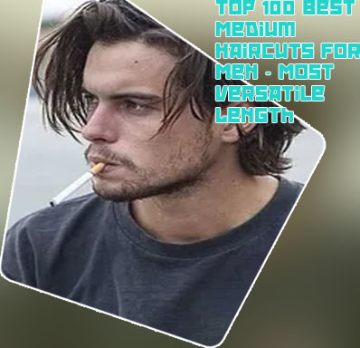 Mens medium length hairstyles straight hair