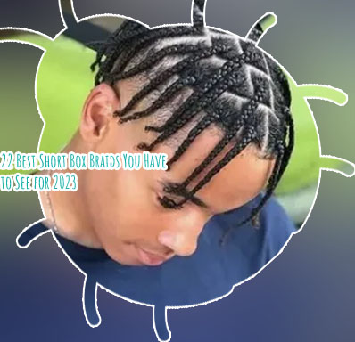 Short box braids men