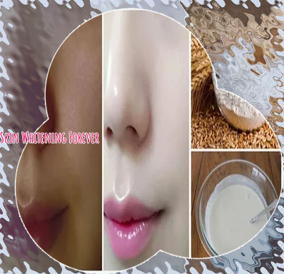 Skin whitening permanently at home