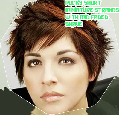 Spiky short haircuts