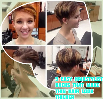 Volumizing haircuts for thin short hair